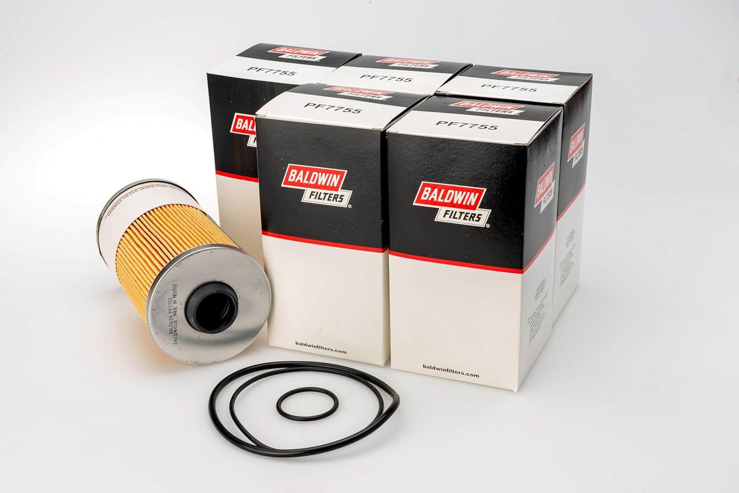 Baldwin PF7755 Diesel Fuel/Water Separator Element – Premium 9 µm Filtration for Cummins, Mack & Freightliner – 6-Pack Value Bundle