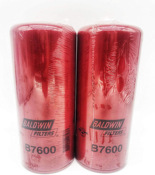 Filters Oil Filter, Spin-On Filter Design - B7600 (Pack of 2)