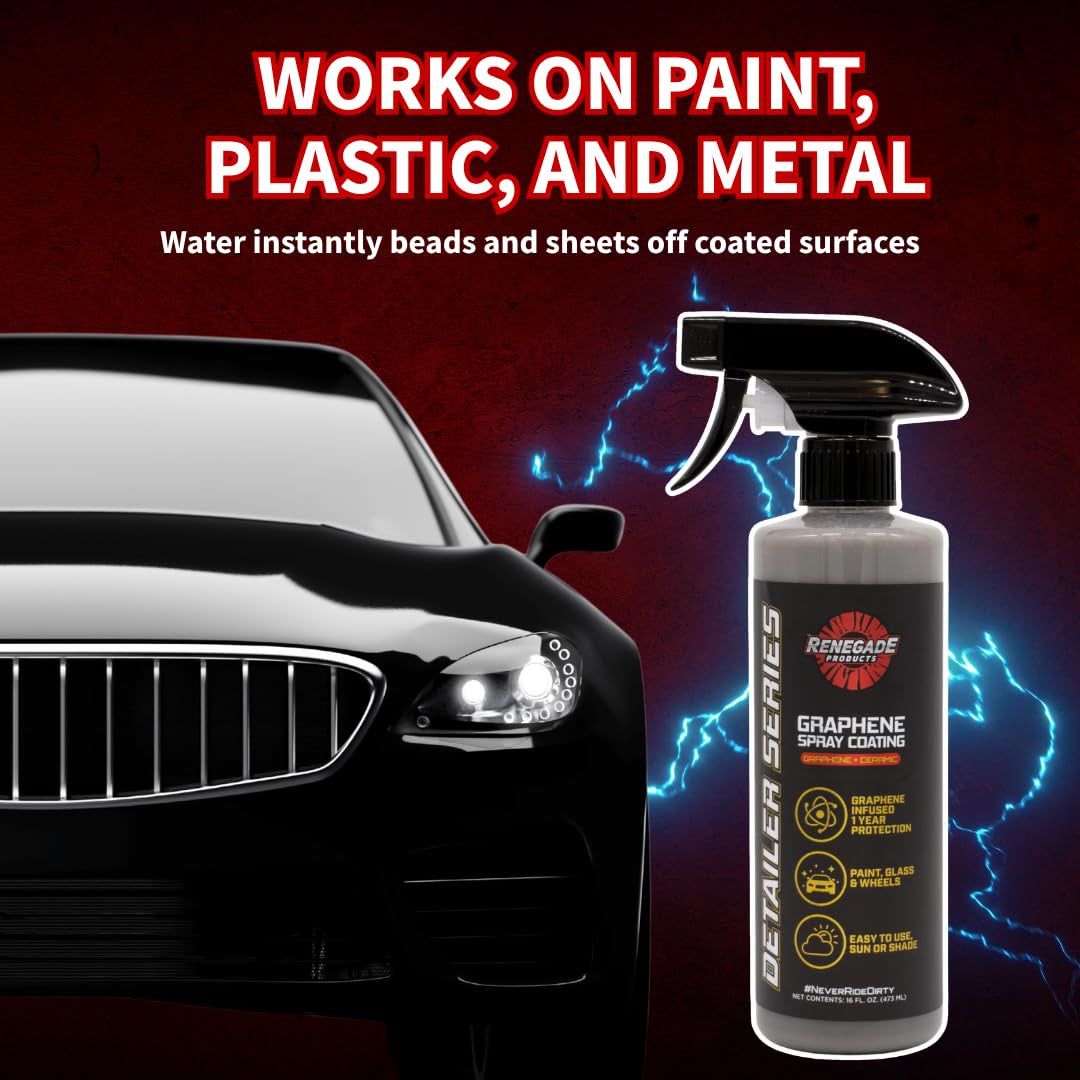 Graphene Spray Coating with Sio2, 1 Year Coating for Enthusiasts and Professionals