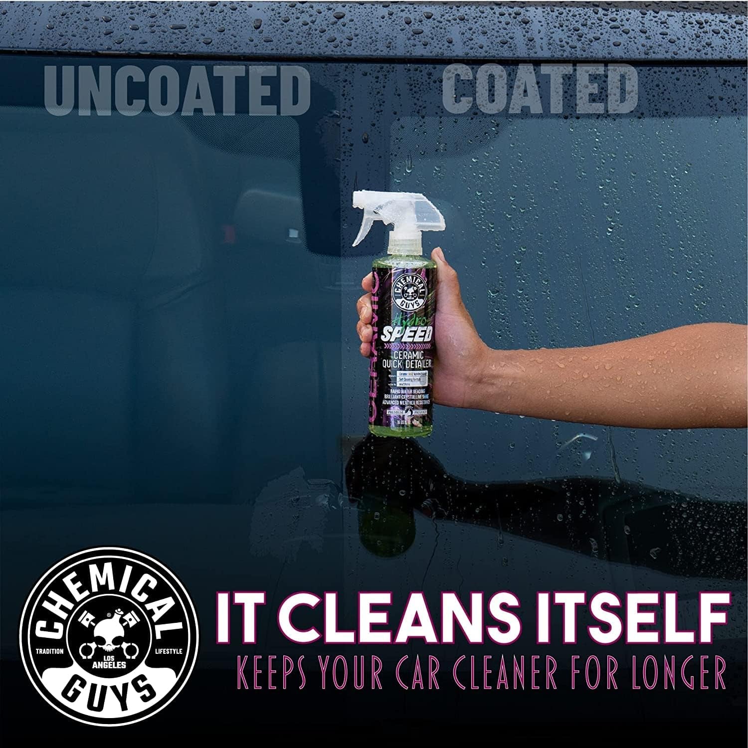 Hydrospeed Ceramic Quick Detailer, Safe for Cars, Trucks, Suvs, Motorcycles, Rvs & More, 32 Fl Oz - WAC23332