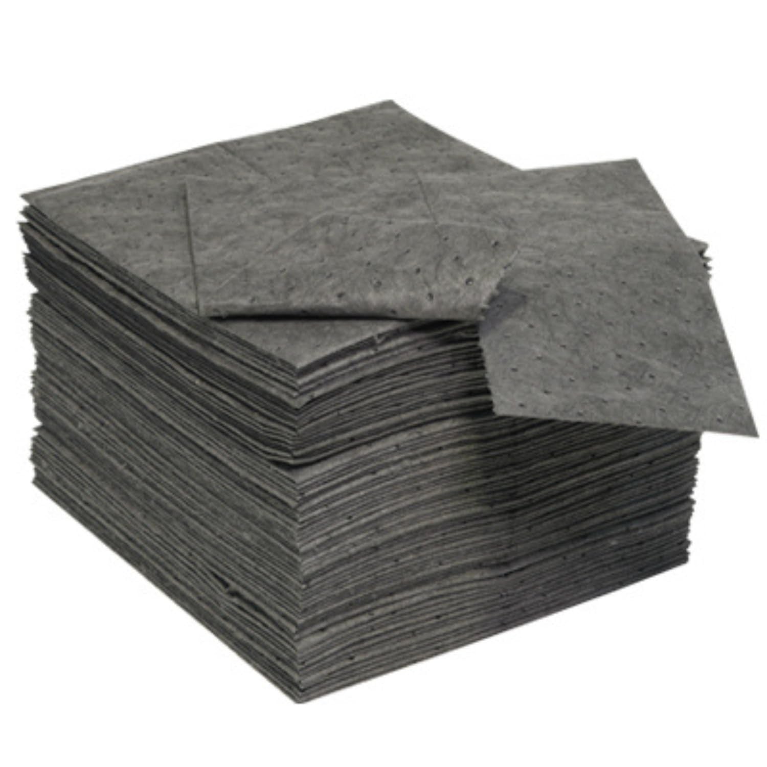 Universal Medium Duty Absorbent Pads for Everyday Tasks | 16" X 18", Single Ply | 200 Count | Reliable Absorption - Fast Cleanup for Medium to Heavy Leaks | DB-70